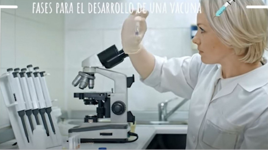 El vídeo muestra de manera gráfica cómo funciona una vacuna.