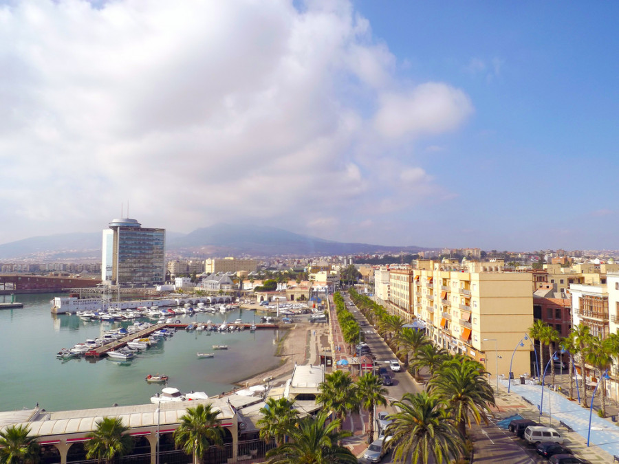 Darsena del puerto de Melilla