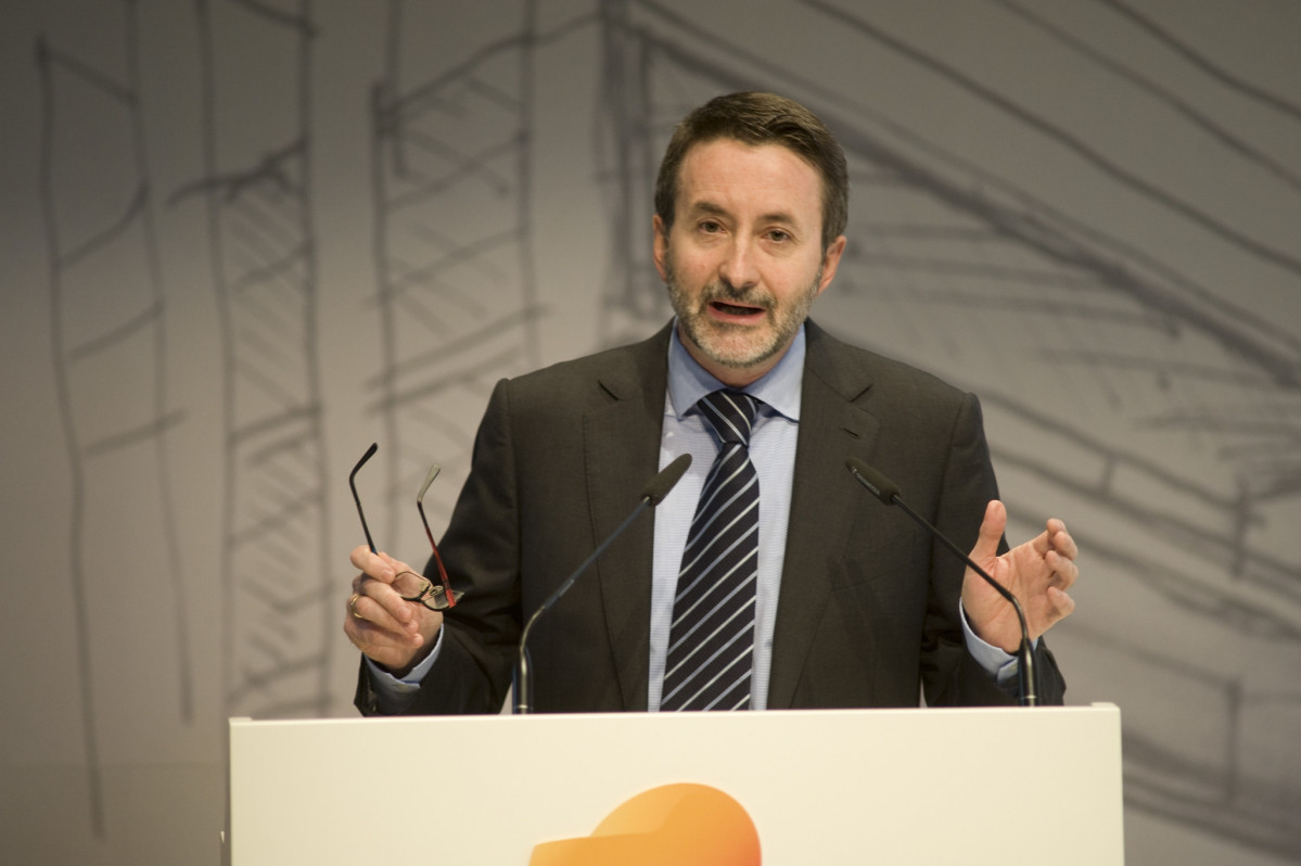 Josu Jon Imaz, consejero delegado de Repsol, durante la presentación del Plan Estratégico 2021-2025.