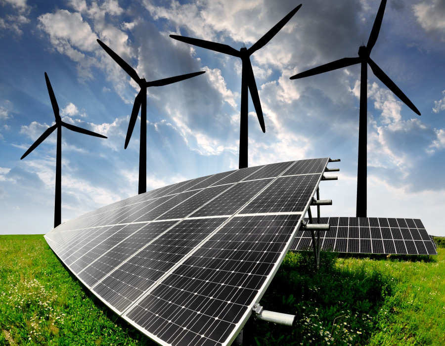 Eolica solar123RF