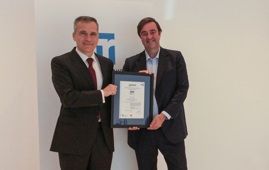 Aenor certificado a Tecnicas Reunidas